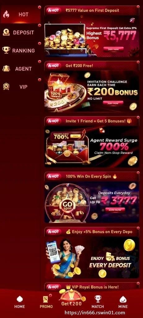 IN666 Game Android featured lobby and mobile activities in India